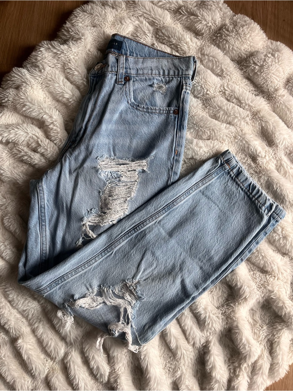Aeropostale Distressed Mom Jeans